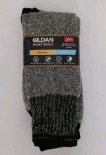 WITH TAGS x2 Gildan Smart Basics Workwear Heavy Duty Crew Socks Sz. 6 - 12