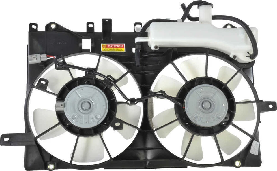 Dual Radiator and Condenser Fan Assembly-METRIX fits 04-09 Toyota Prius - Image 2 of 3