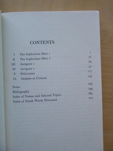 The Heroic Temper: Sophoclean Tragedy by Bernard M W Knox (Paperback, 1983) - Picture 3 of 3