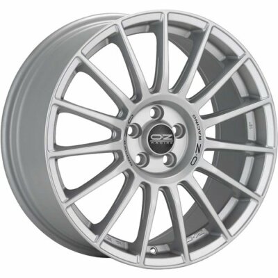 OZ RACING SUPERTURISMO LM MATT RACE SILV BLACK LETTER WHEEL 17X7.5 
