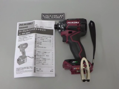HiKOKI WH36DC(NNR) 36V Cordless Impact Driver Body Only Flare Red 
