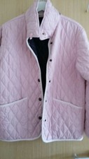 John Partridge Ladies Pink Quilted Jacket Size M