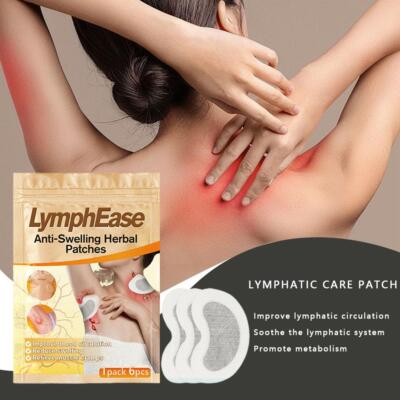 Lymphatic Detox Patch - For Swollen Lymph Glands, 6 Lymph, Patches Q8V2