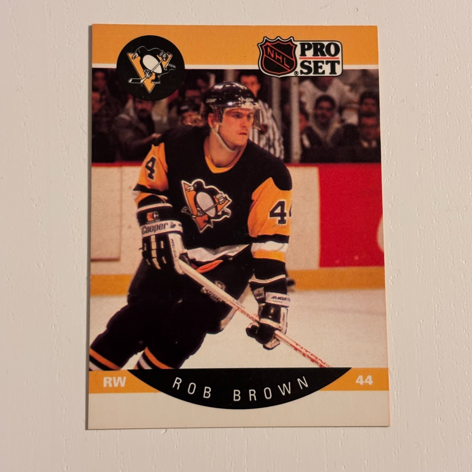 1990-91 Pro Set - #229 Rob Brown - PENGUINS - BUY 2 GET 2 FREE 