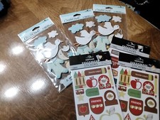 Scrapbook Sticker Lot 3D And Regular Stickers Creative Touch And Keepsake Six...