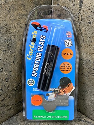 Carlson's Sporting Clay Choke Tube for Remington 12ga Cylinder 23368 Black