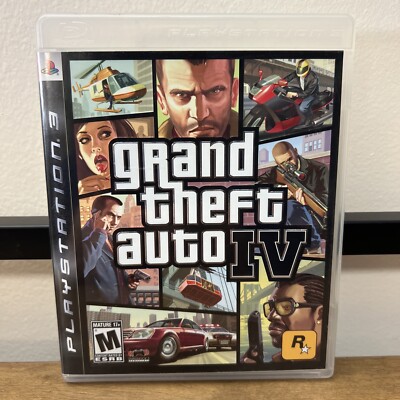 Grand Theft Auto IV: PlayStation 3 PS3 Complete with Manual & Map - Fast Ship