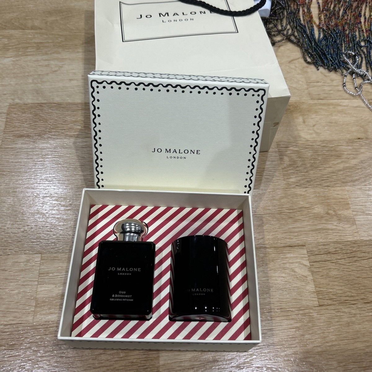 JO Malone Oud and Bergamot Cologne Intense 50ml Plus 65g Candle