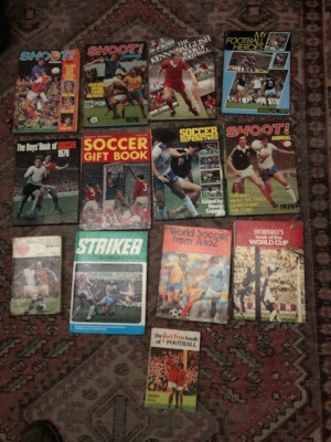 Bundle Of 13 Football Interest Books, Facts & Annuals