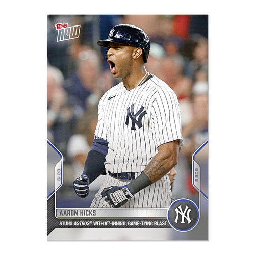 2022 Topps Now 400 Aaron Hicks