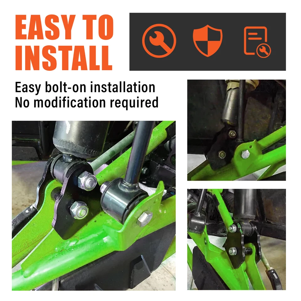 3" Lift Kit For Polaris Ranger XP 570 900 Full Size XP 1000 Crew (4 pcs) - Image 4 of 4