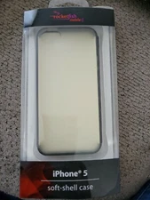 Rocketfish soft shell iphone 5 case frost with black trim/ smartphone case Apple