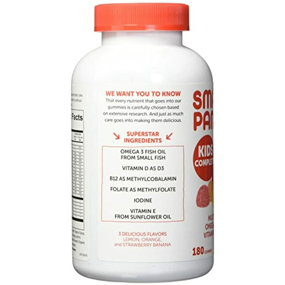 Smarty Pants Niños Completo Multivitamínico, 180 Gomitas (1) Foto 3 de 4