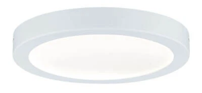 Paulmann Deckenleuchte Abia LED Panel, 22 W, 2700 K, IP20, Ø 300 mm, Weiß