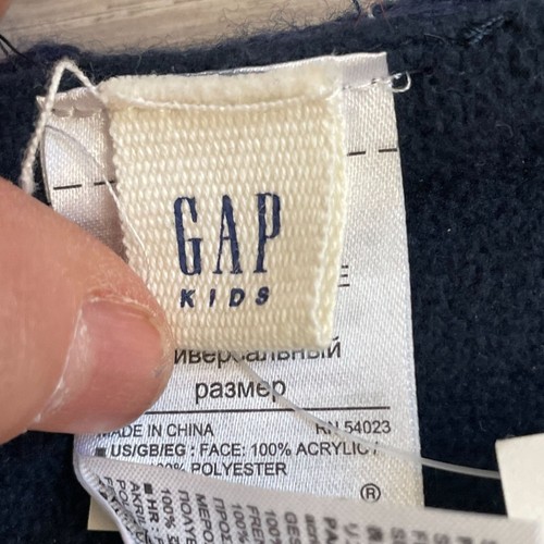Gap Alpine Fair Isle Knit Scarf Kids One Size Multicolor Cozycore Winter - Picture 4 of 6