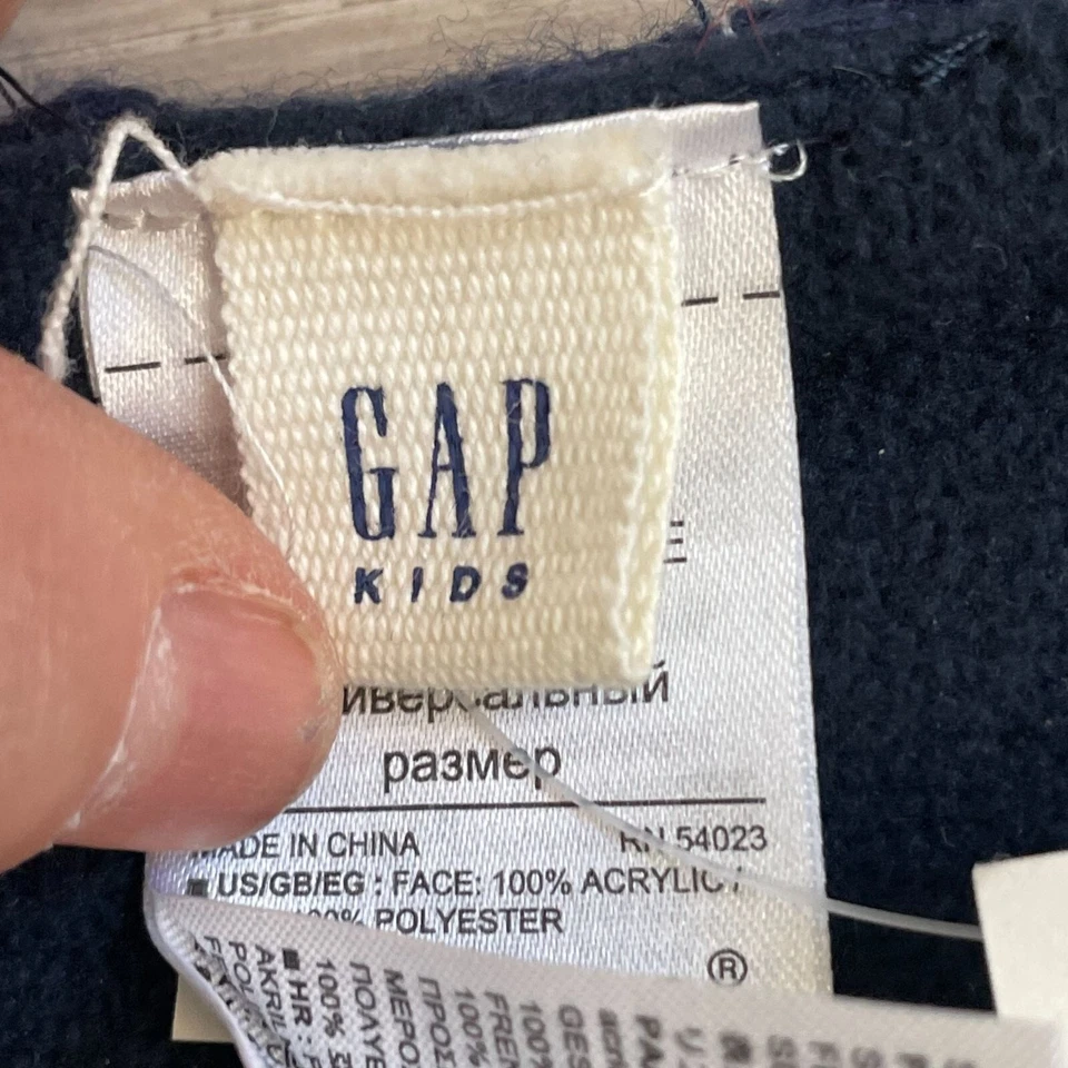 Bufanda tejida Gap Alpine Fair Isle niños talla única multicolor acogedor Foto 4 de 4