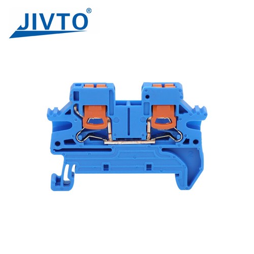 10 pz PTV 2,5 DIN collegamento push-in blocco terminale binario 2,5 mm2 26-12 AWG - Foto 5 di 9