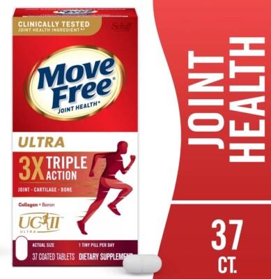 Move Free Joint Health Ultra 3X Triple Action Cartilage Supplement, 37 Tablets