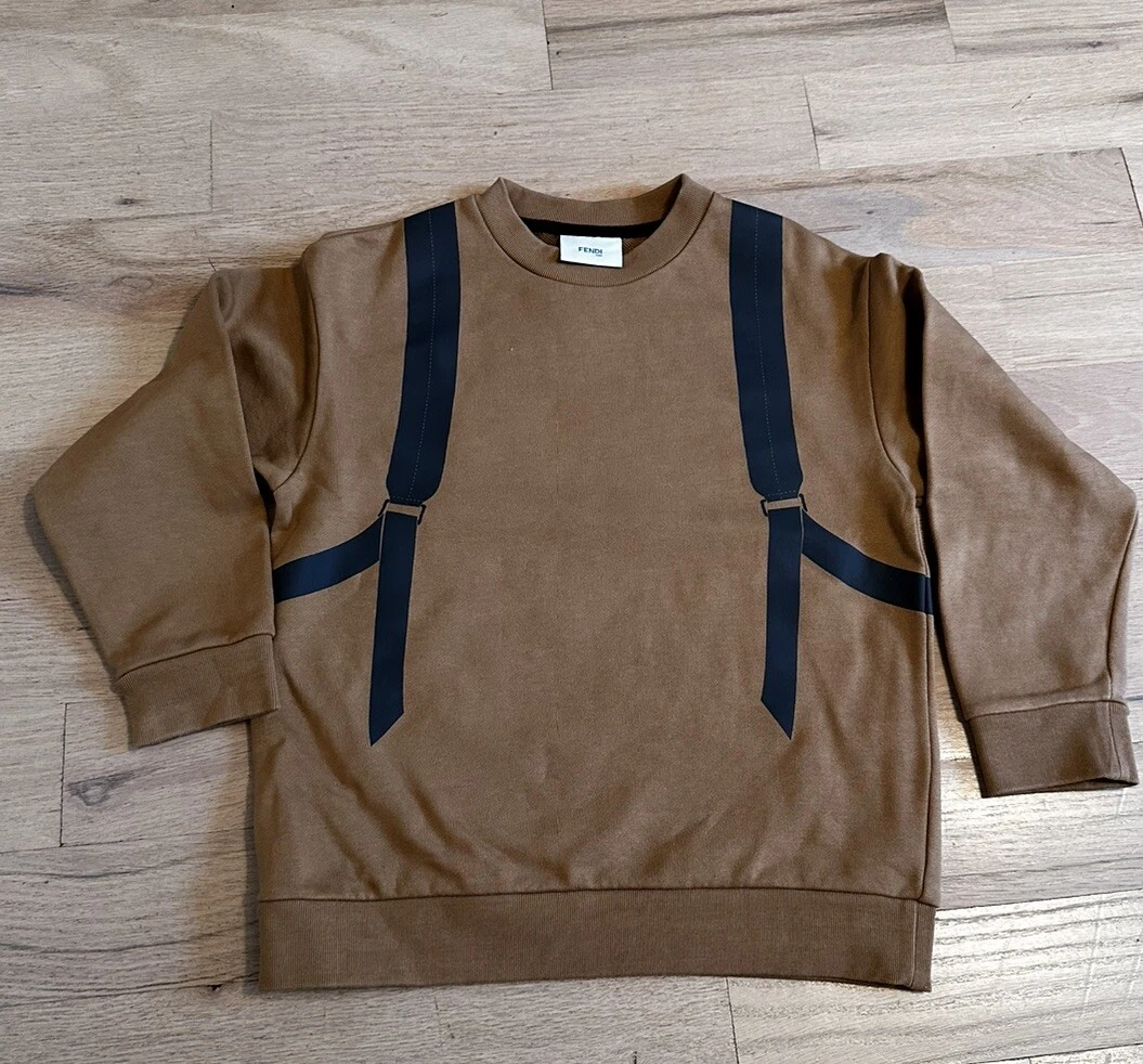 Felpa con zaino Fendi ragazzo taglia 6A