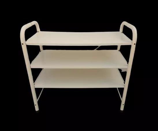 Ikea shelf metal white deals