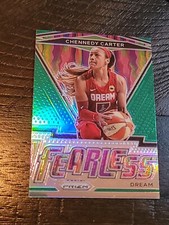 2021 Panini WNBA Prizm Chennedy Carter Fearless Green Atlanta Dream SP