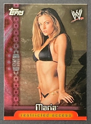 2006 Topps WWE Divas Restricted Access SP Bikini Maria Kanellis #D10
