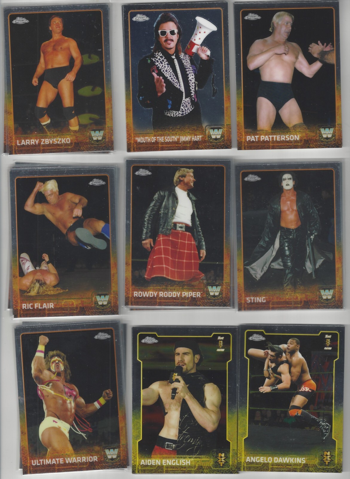 2015 Topps Chrome WWE base cards pick your card