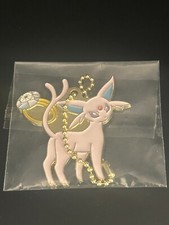 Pokemon Espeon Diamond Ring Metal Charm Keychain Ornament 2" New