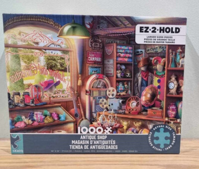 Ceaco 1000 Teile Puzzle Antique Shop von Eduard schwer zu finden