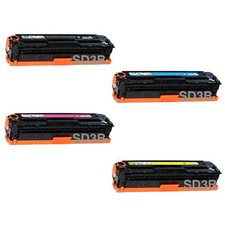 4x 201X High Yield Black Color Toner Set for HP Color LaserJet M252dw MFP M277n