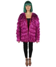 HPO Adult Women's Celebrity Karma Purple Tinsel Jacket, HC-1938TTN