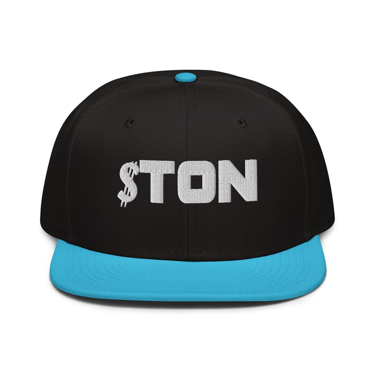 $TON Toncoin Ticker Cryptocurrency Snapback Hat Flat Bill Cap