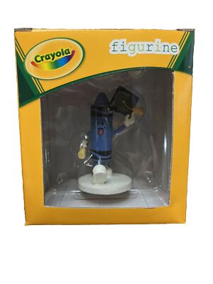 VTG Crayola Crayon Blue Collectible Keepsake Figurine Happy Graduate MIB