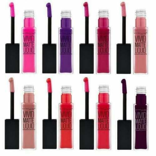 Maybelline Color Sensational Vivid Matte Liquid Lip Color ~Choose Your Shade NEW - Picture 1 of 22