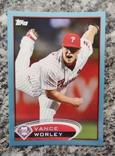 2012 Topps Wal-Mart Blue Border Vance Worley #307