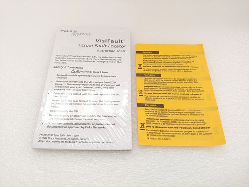 Fluke Networks VISIFAULT Visual Fault Locator - Fibre Continuity Tester - Bild 3 von 8