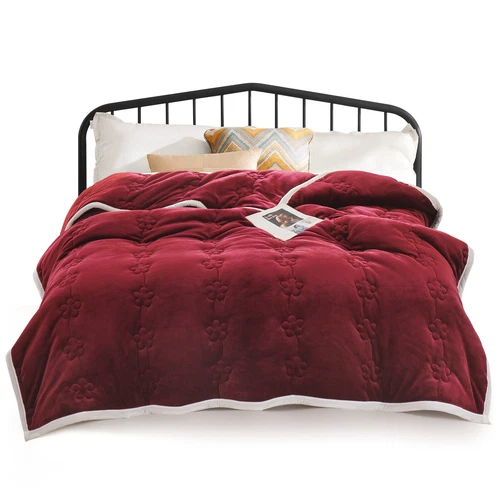 Flannel Blanket Winter Warm Reversible Twin Queen Size Plush Sofa Bed Blankets - Picture 35 of 55