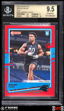 POP 1: Jeremy Chinn RC BGS 9.5: 2020 Donruss Press Proof Red Rookie Gisto #289
