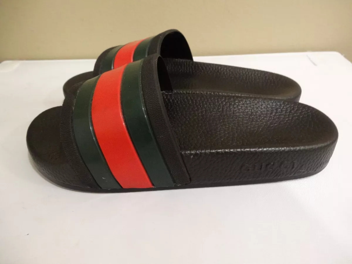 Gucci Men's Web Slide Sandals