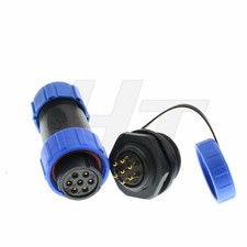 HangTon HE21 7 Pin Connector Power Industrial Waterproof IP68 Electrical Auto...