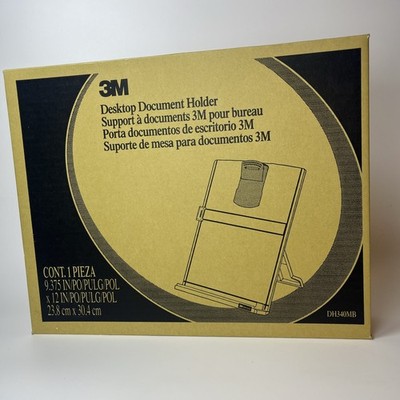 3M Desktop 150 Page Document  Holder DH340MB  NEW