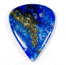 34 Ct 5X25X32 mm Natural Blue Lapis Lazuli Pear Cabochon Gemstone KM-565