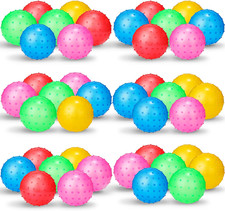 Knobby Balls 4.72" Bouncy Spiky Sensory Ball Bulk Soft Inflatable Massage Stress