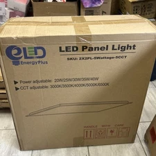 (6 Pcs) LED Energy Plus 40W Dimmable Adjustable 3k/4k/5k/6k 2ftx2ft