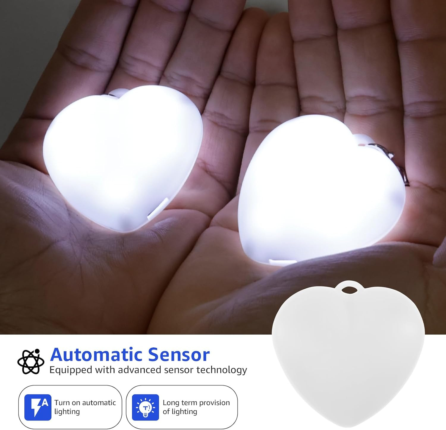 Luce LED per Borsa e Zainetto Bimbi - 2 Pezzi Sensore USB Smart - 2
