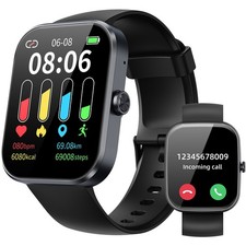 Smart Watch for Women Men, Smartwatch for iPhone & Android Bluetooth Compatible
