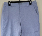 NWT BANANA REPUBLIC BLUE CHAMBRAY LINEN BLND STRAIGHT LEG AVERY PANTS TROUSER 16 — photo 5