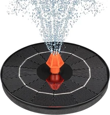 3.5W Solar Fountain, Upgrade Water Fountain Pump Outdoor,Solar Black 