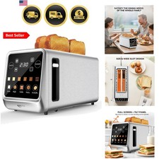 Toaster 4 Slice, Digital Smart Toaster with T...