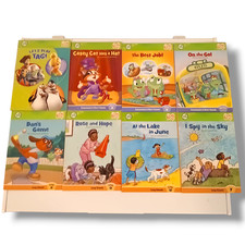Leap Frog Tag Reader Interactive Books-Lot Of 8-Early Readers-Long  Short Vowel